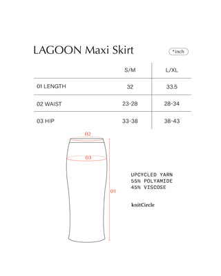 LAGOON Maxi Skirt