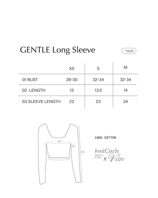 GENTLE Long Sleeve Top