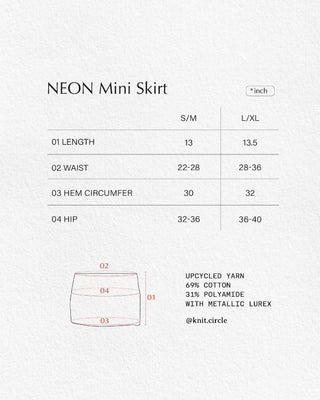 NEON Mini Skirt