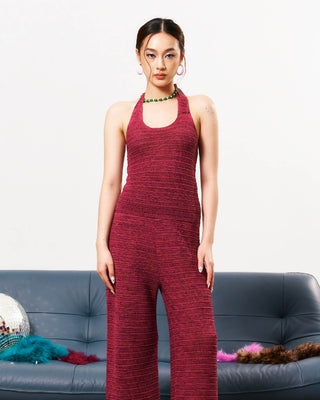 NEON knit Halter Tank Top