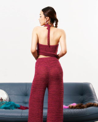 NEON knit Halter Tank Top