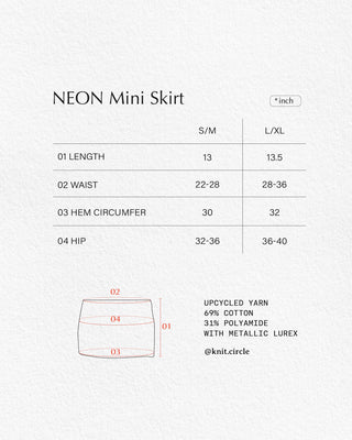 NEON Mini Skirt