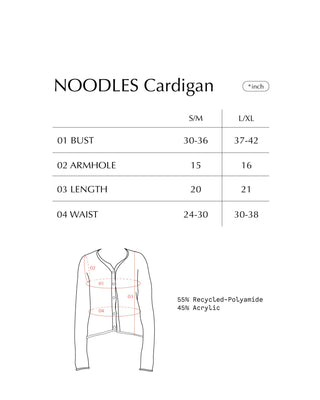NOODLES Cardigan