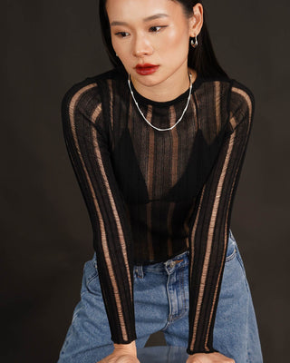 OOO Reversible Long Sleeve Top