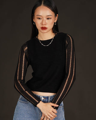 OOO Reversible Long Sleeve Top