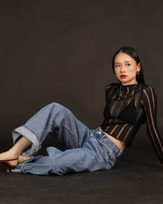 OOO Reversible Long Sleeve Top