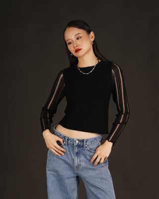 OOO Reversible Long Sleeve Top