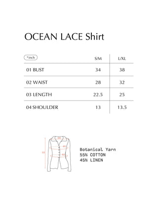 OCEAN LACE knit Shirt