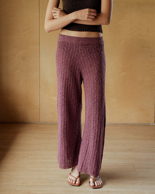 OCEAN LACE knit Trousers