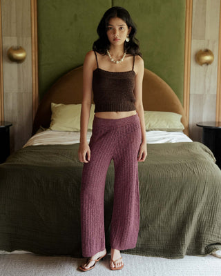 OCEAN LACE knit Trousers