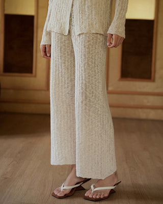 OCEAN LACE knit Trousers