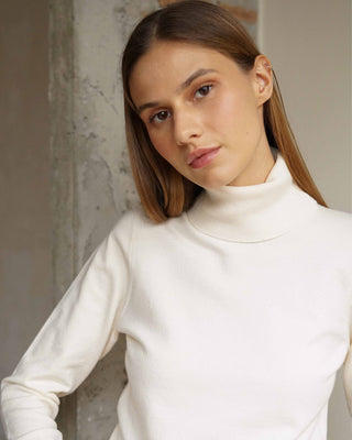 Basic knit PULL-OVER Long sleeve Top