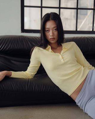 SCULPT Long Sleeve Polo