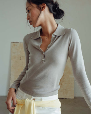 SCULPT Long Sleeve Polo