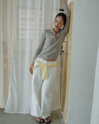 SCULPT Long Sleeve Polo