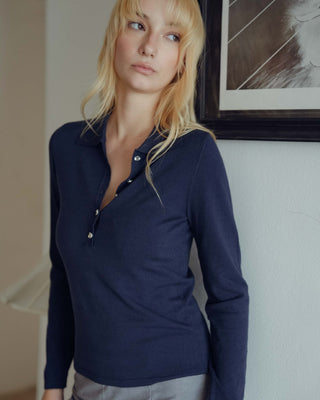 SCULPT Long Sleeve Polo