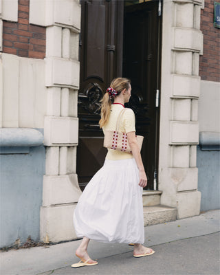 Classic Short Sleeve Cable Cardigan