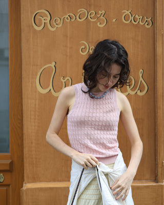 Cable Tank Top