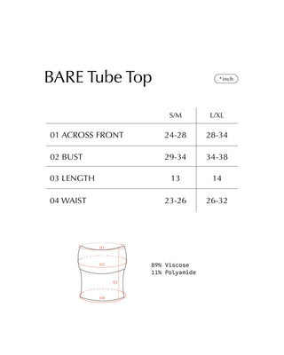 BARE Tube Top
