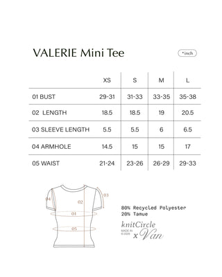 VALERIE Mini Tee