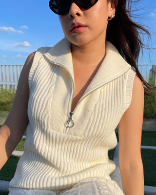 WINDY Sleeveless Zipper