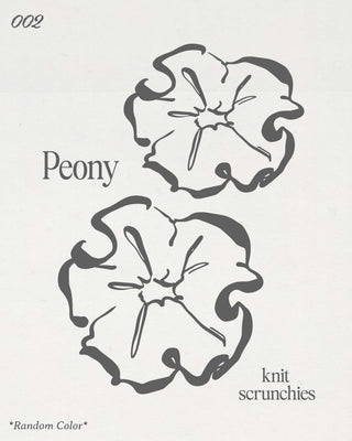 KNIT.PIECES Hair Scrunchies (random color)