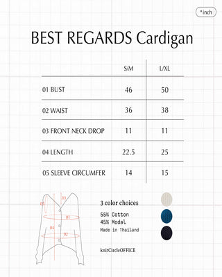 BEST REGARDS Cardigan